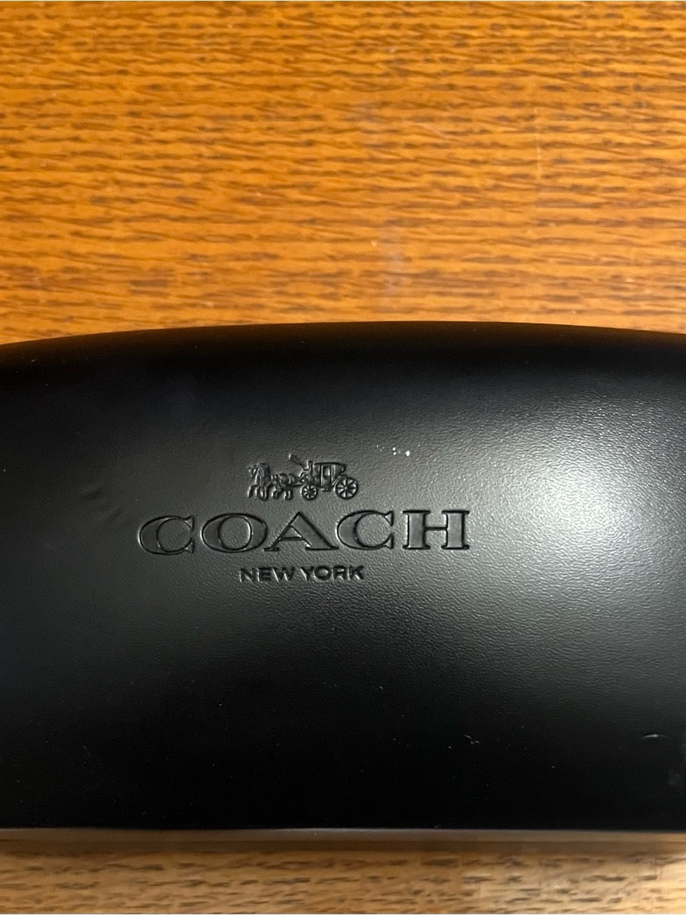 Coach Black Logo Sunglasses Case